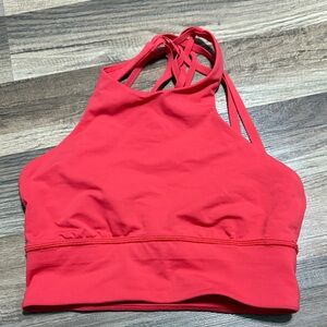 Lululemon Athletica Coral High-Neck Bra